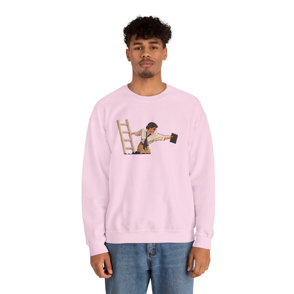 Vintage Evelyn Librarian Crewneck Sweatshirt