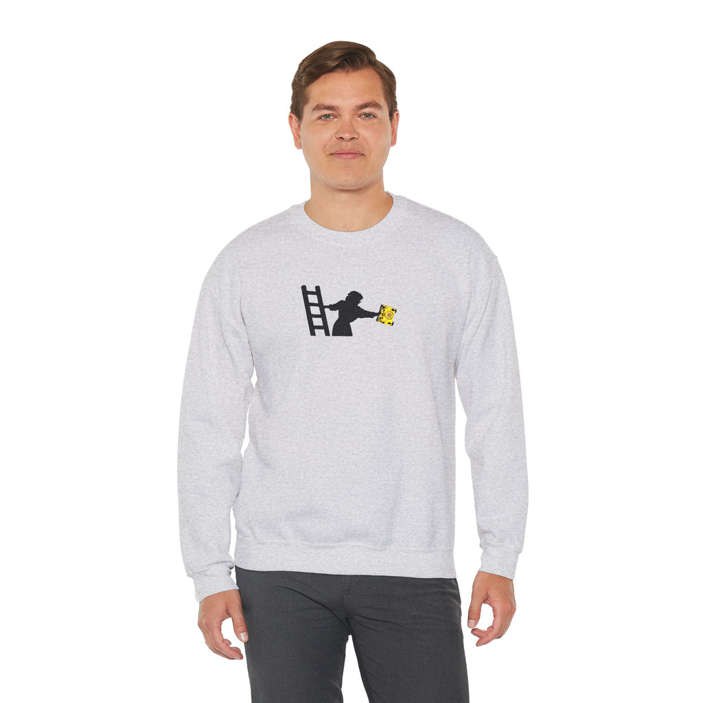 Embroidered Evelyn Librarian Crewneck Sweatshirt