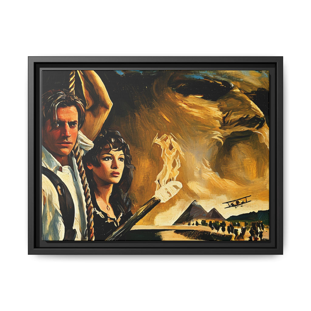 Rick & Evelyn Framed Canvas