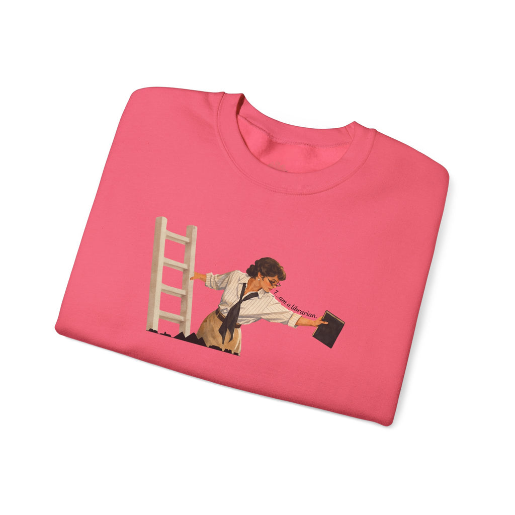 Vintage Evelyn Librarian Crewneck Sweatshirt