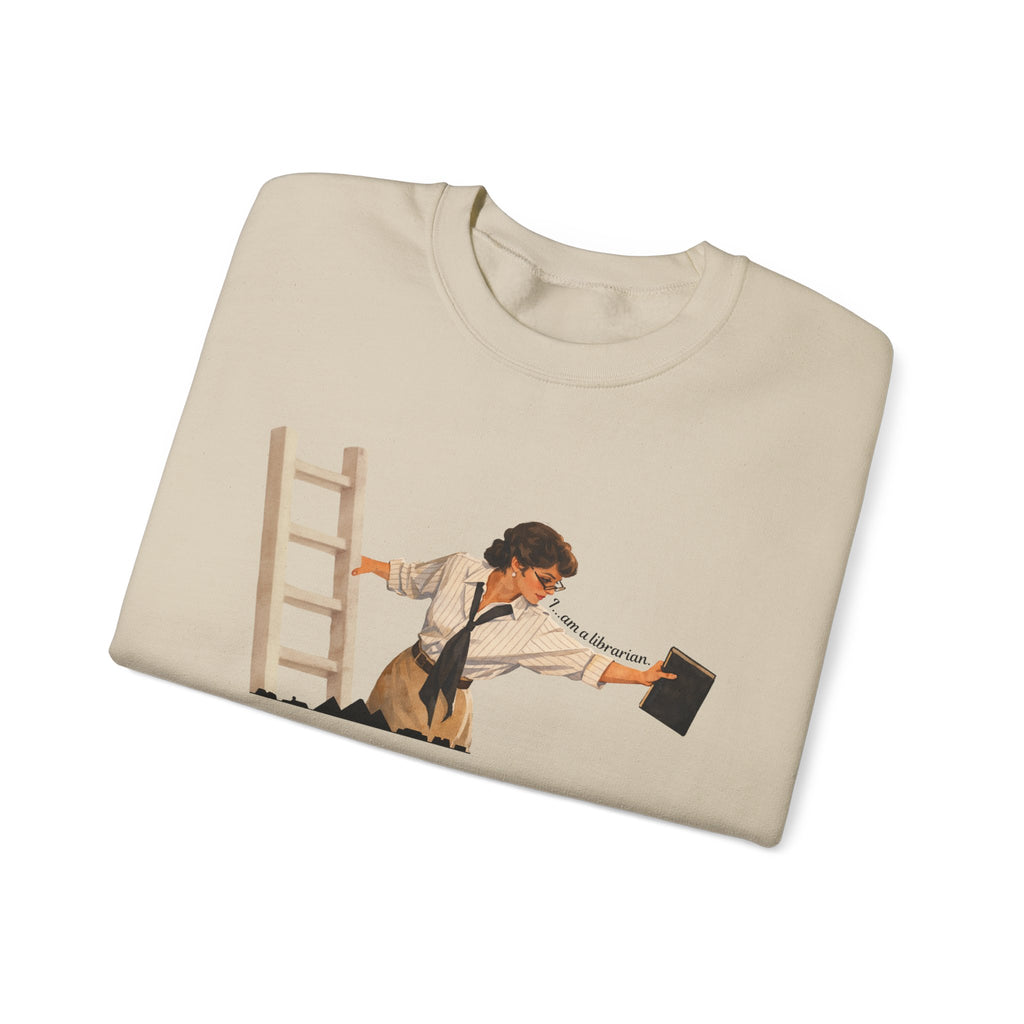 Evelyn Librarian Crewneck Sweatshirt