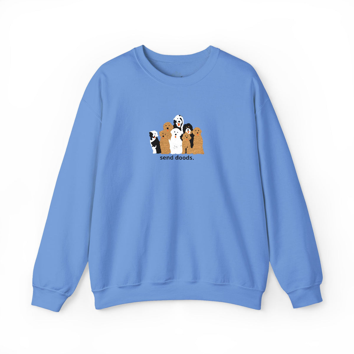 Embroidered Send Doods Crewneck Sweatshirt