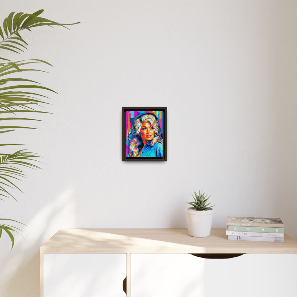 Queen of Country Framed Canvas