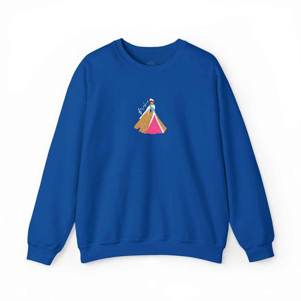 Embroidered Princess Crewneck Sweatshirt