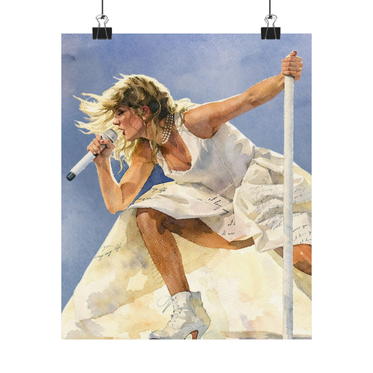 Music Lover Poet Art Print