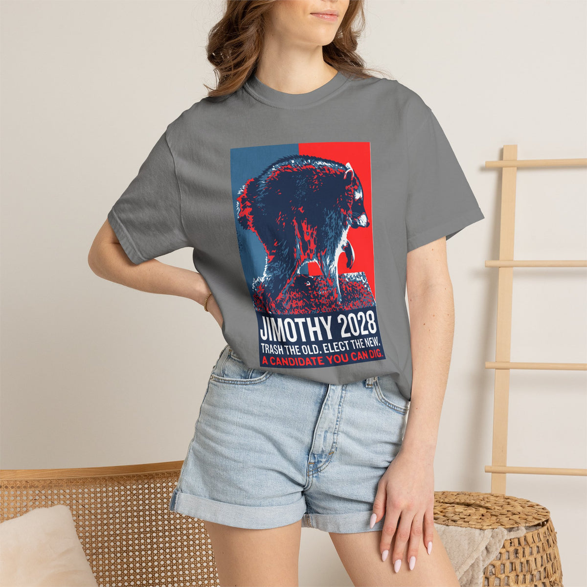 Jimothy 2028 Campaign Poster Tee