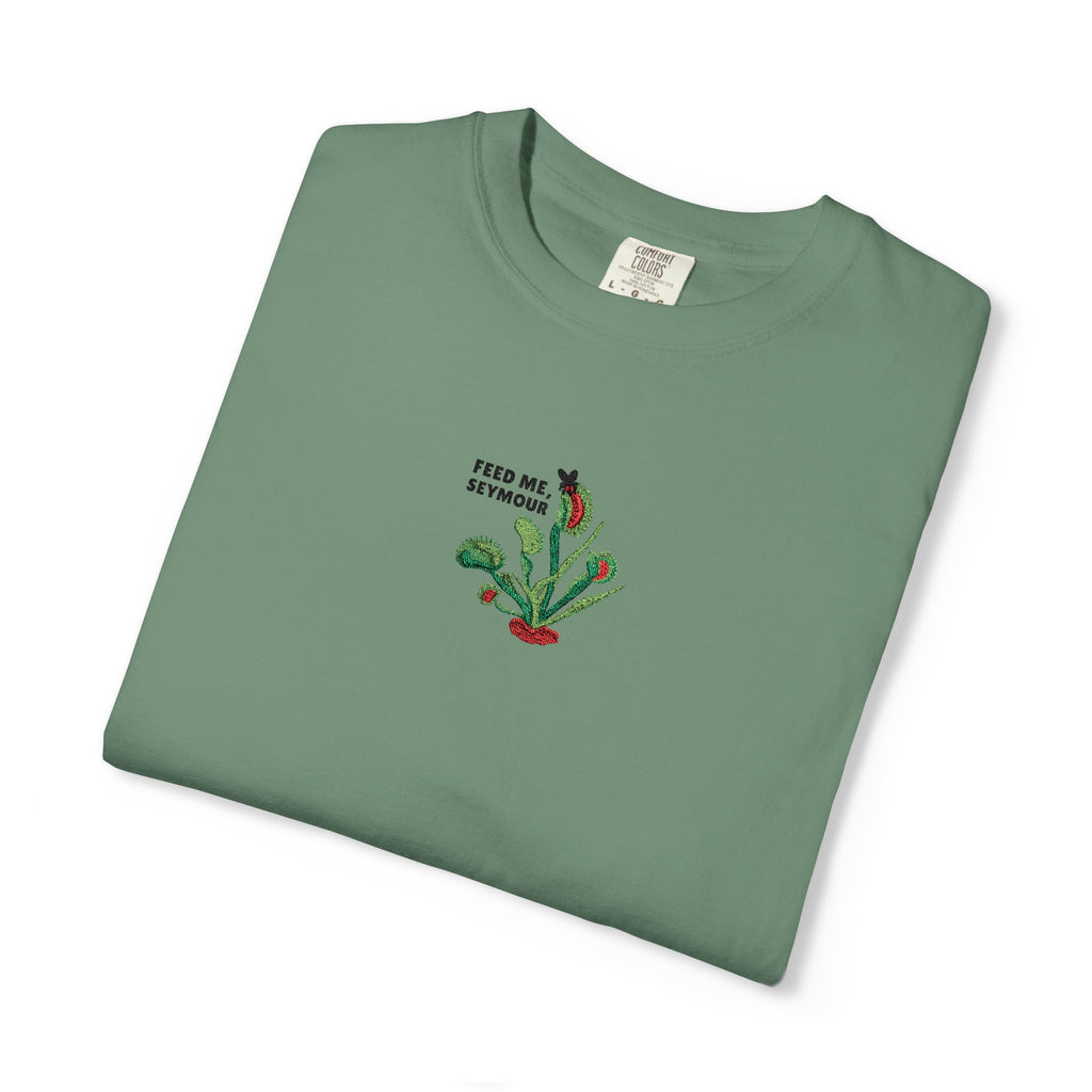 Embroidered Feed Me Seymour Tee