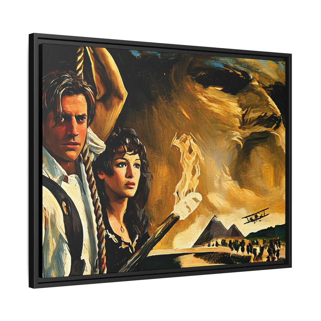 Rick & Evelyn Framed Canvas