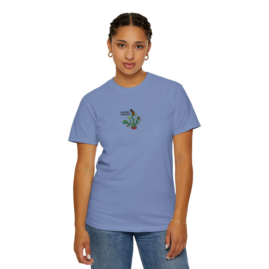 Embroidered Feed Me Seymour Tee