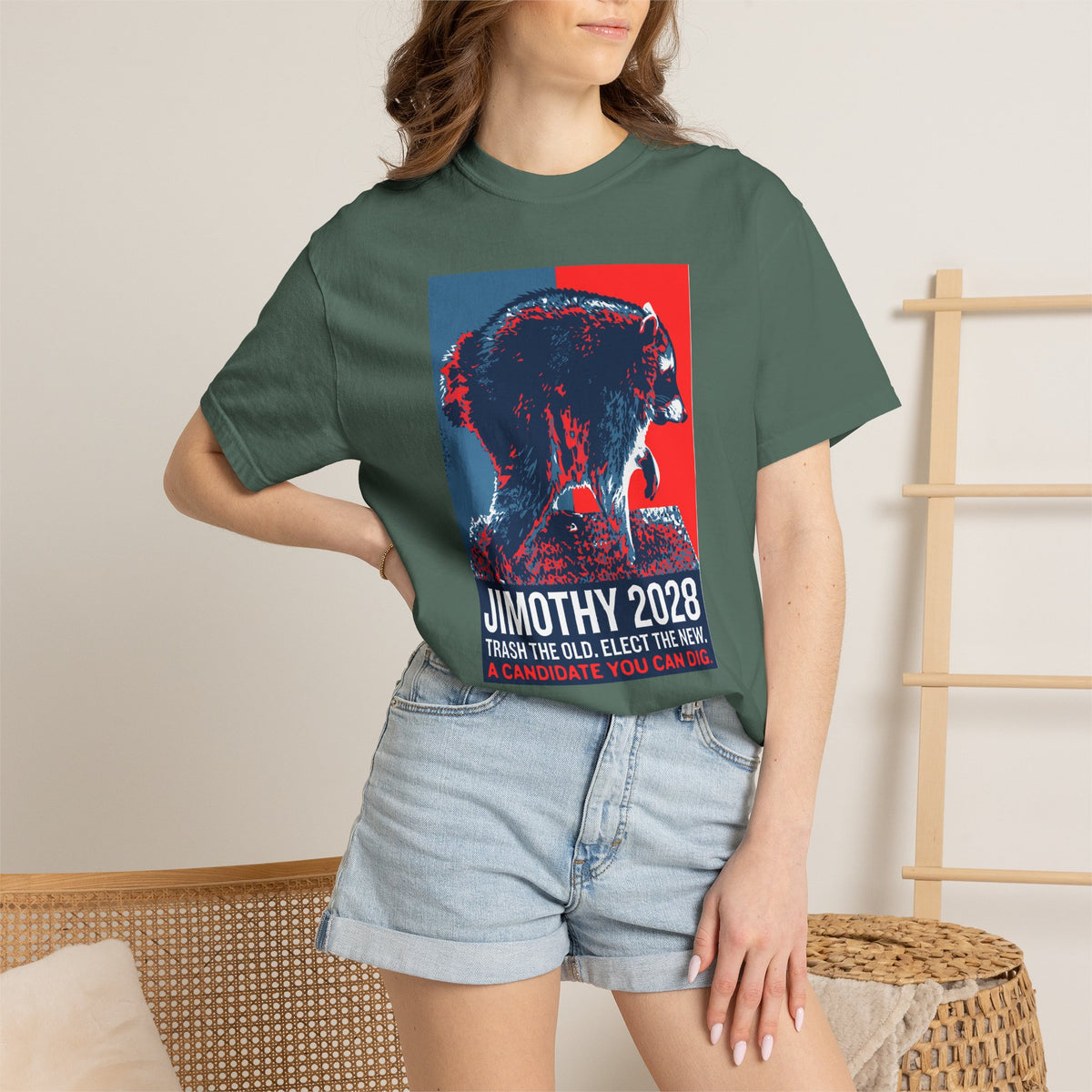 Jimothy 2028 Campaign Poster Tee