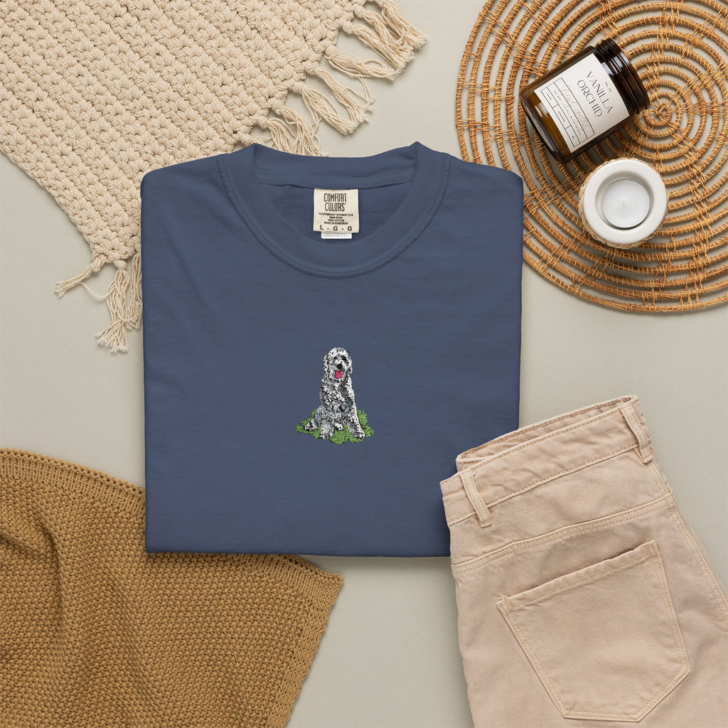 Sheepadoodle Embroidered Tee