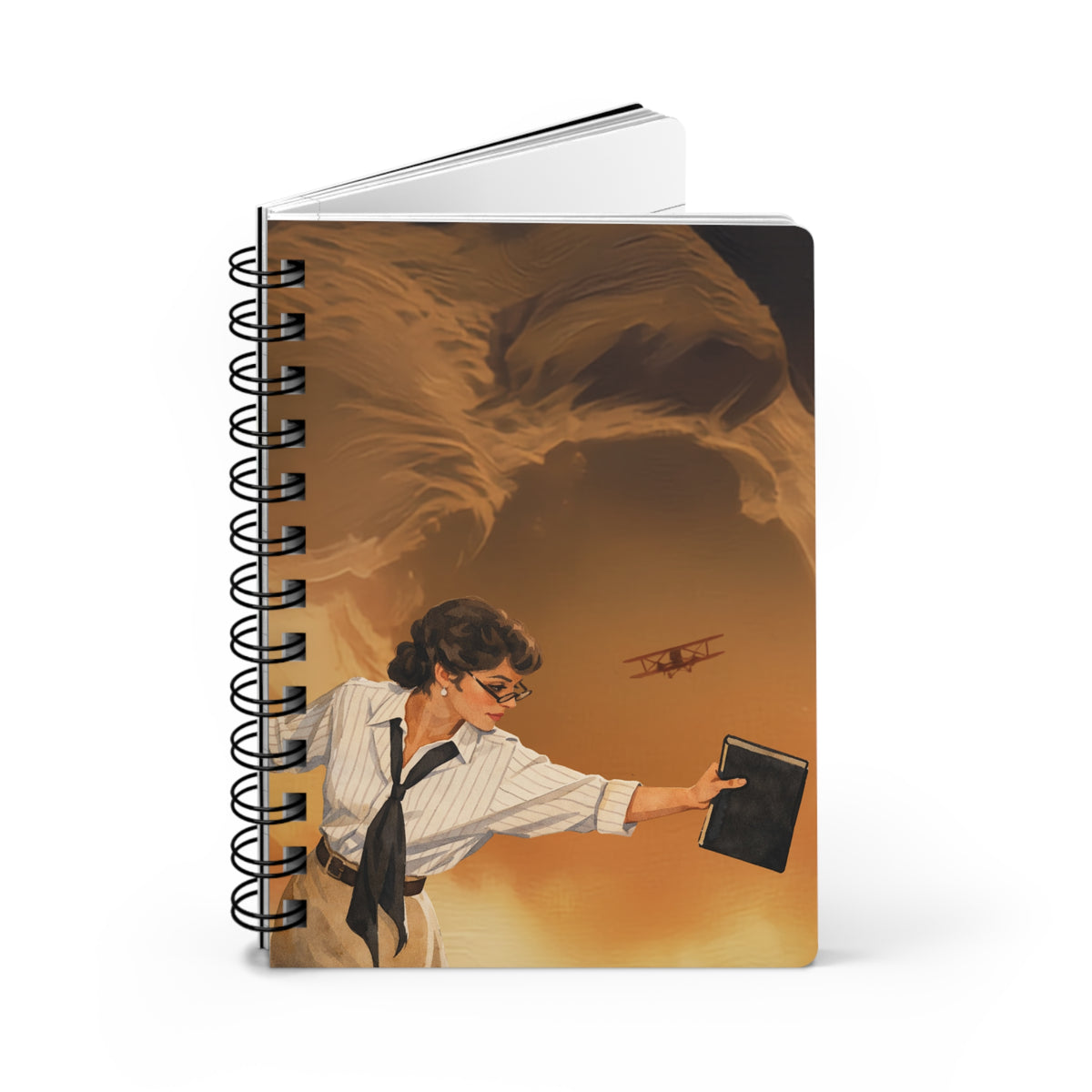Evelyn Librarian Spiral Notebook