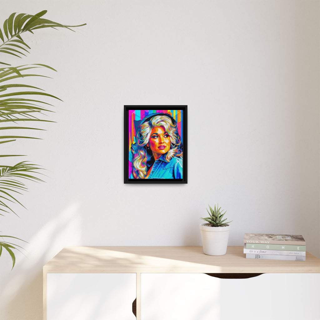 Queen of Country Framed Canvas