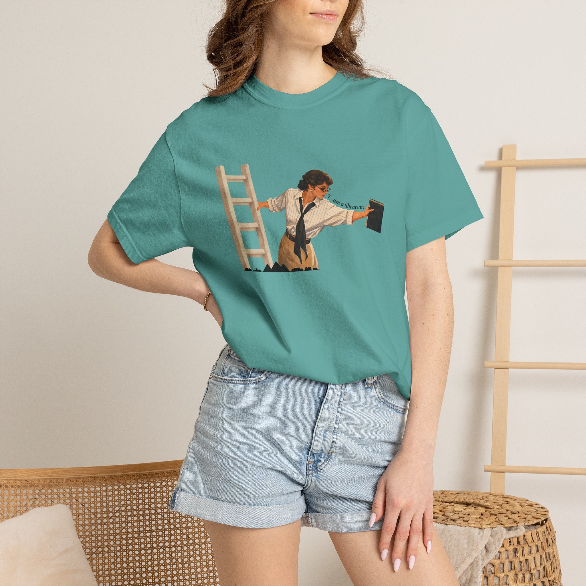 Evelyn Librarian Tee