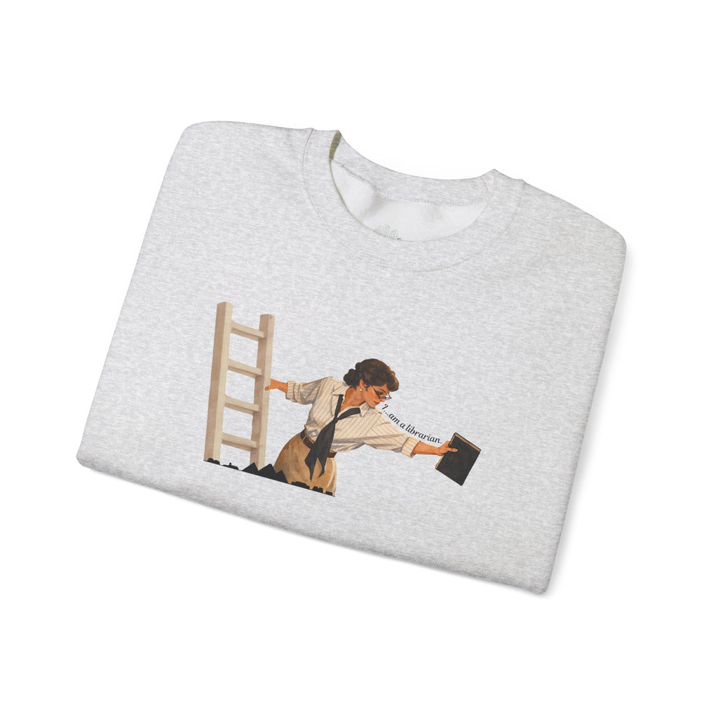 Vintage Evelyn Librarian Crewneck Sweatshirt