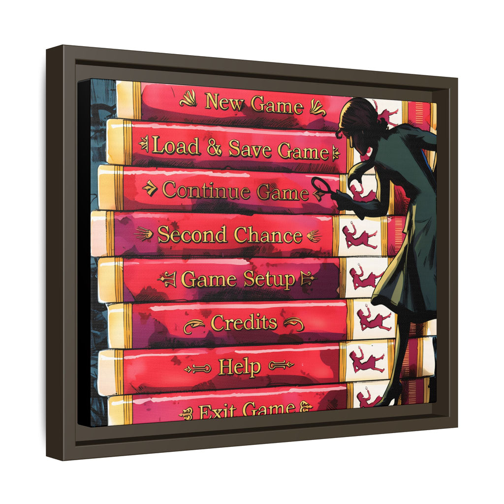 Detective Framed Canvas