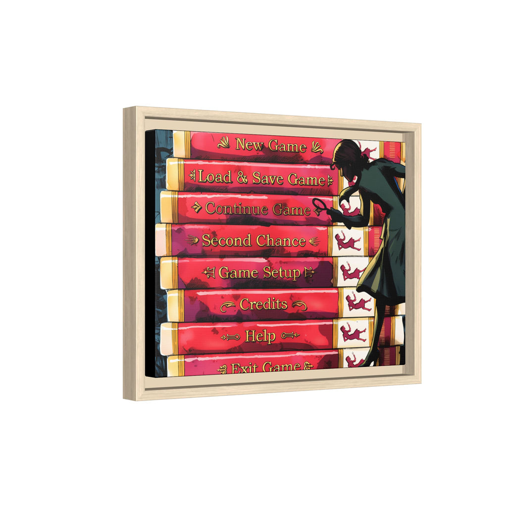 Detective Framed Canvas