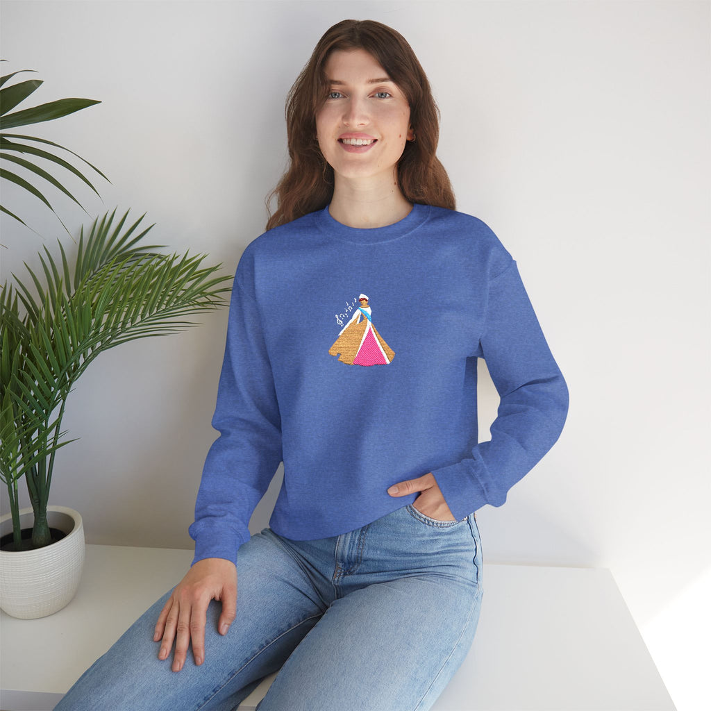 Embroidered Princess Crewneck Sweatshirt
