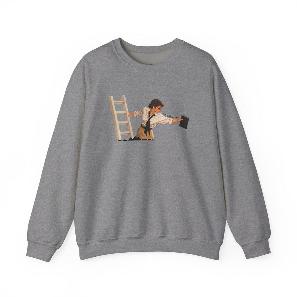 Vintage Evelyn Librarian Crewneck Sweatshirt