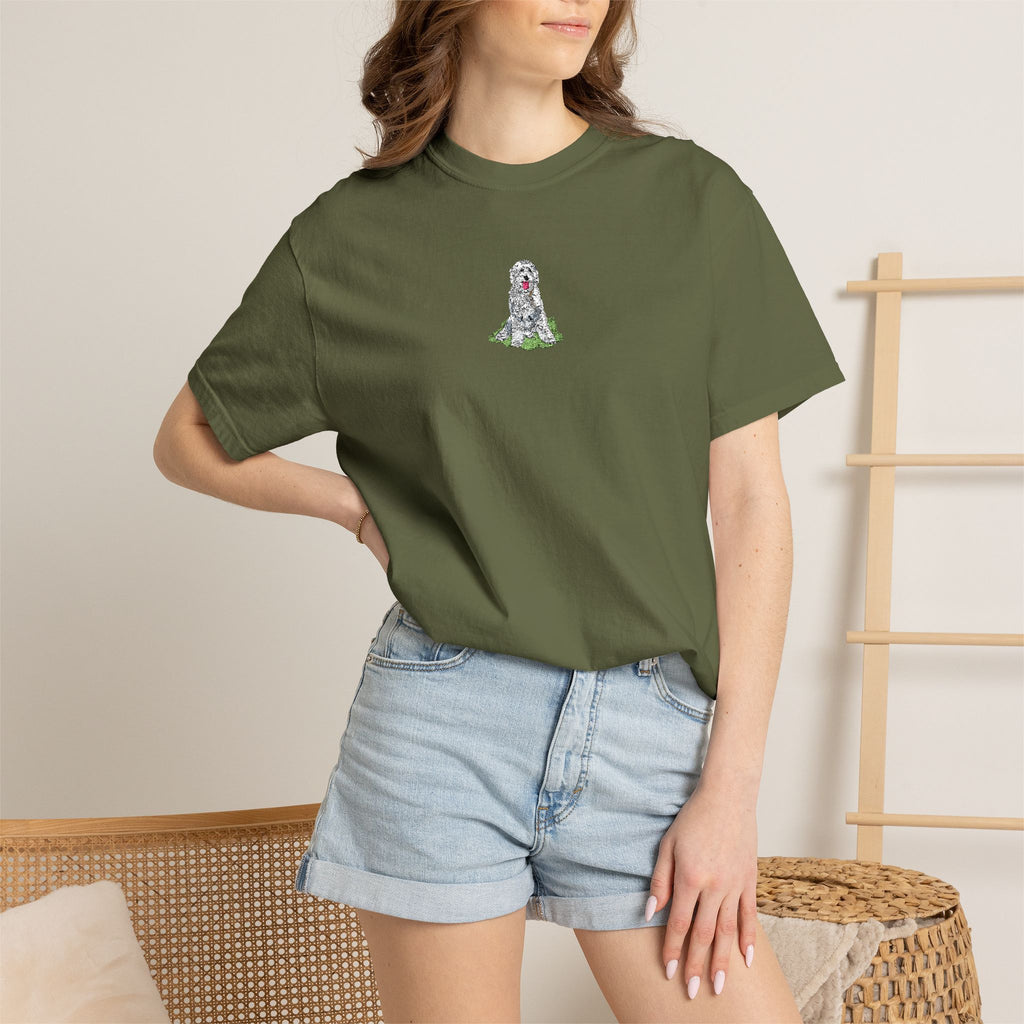Sheepadoodle Embroidered Tee