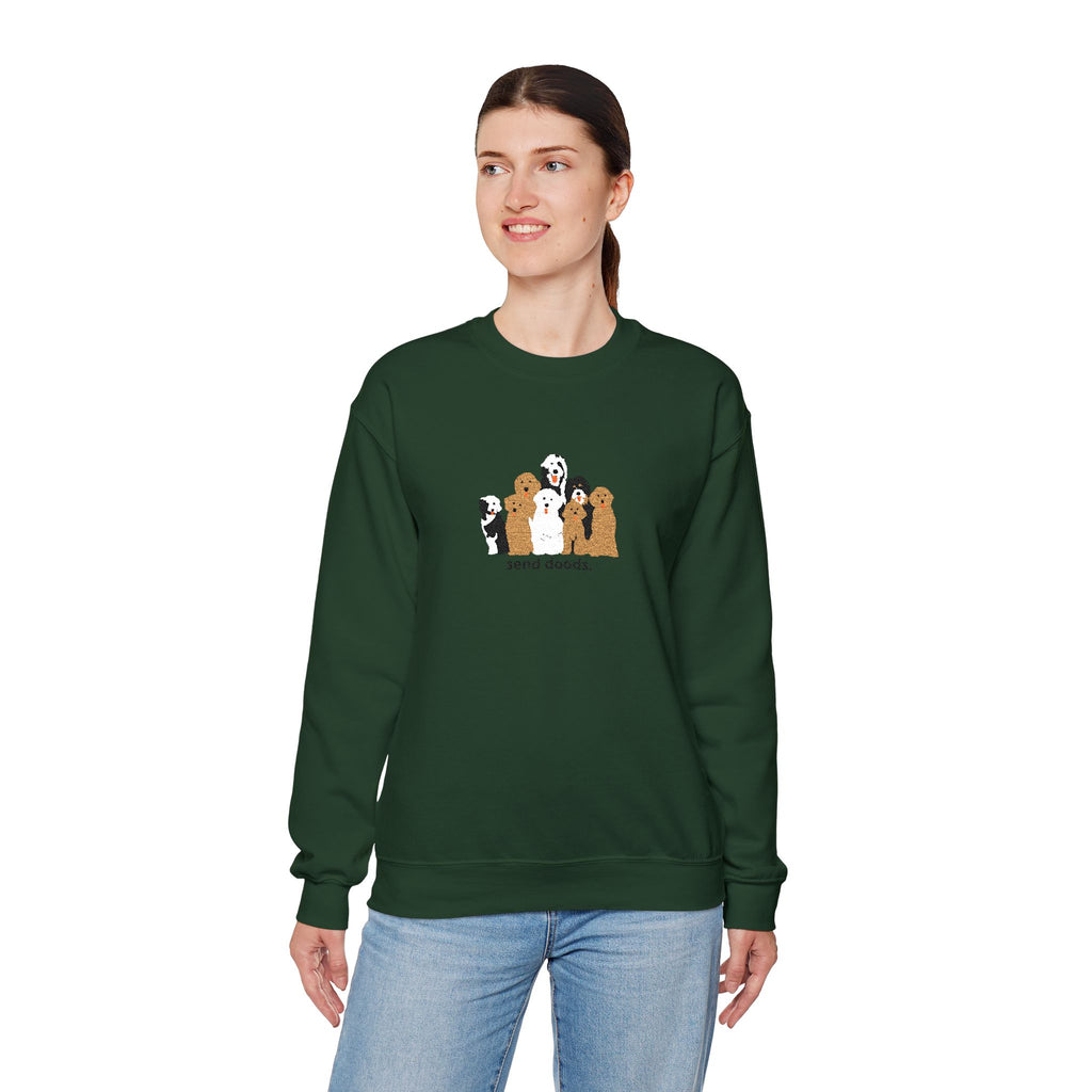 Embroidered Send Doods Crewneck Sweatshirt