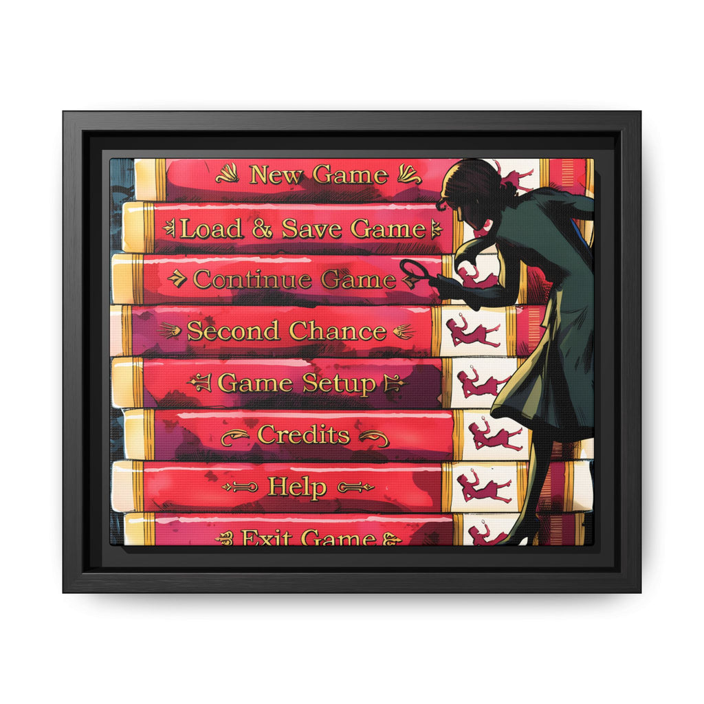 Detective Framed Canvas