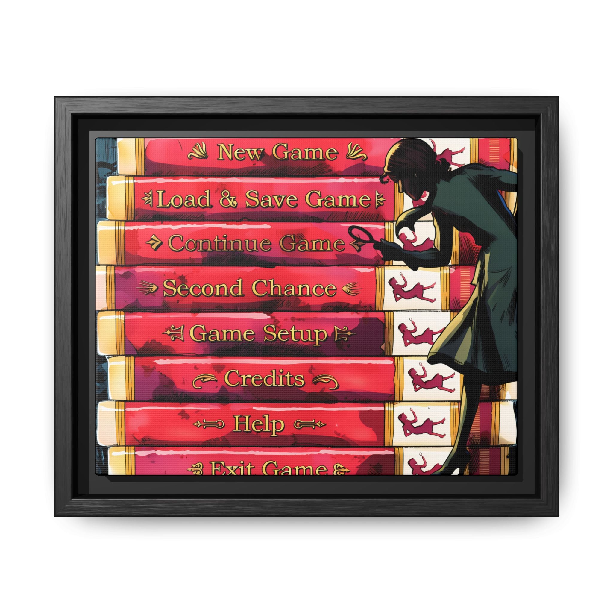 Detective Framed Canvas