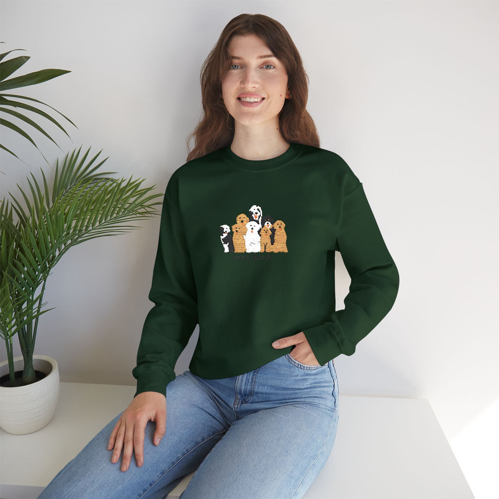 Embroidered Send Doods Crewneck Sweatshirt