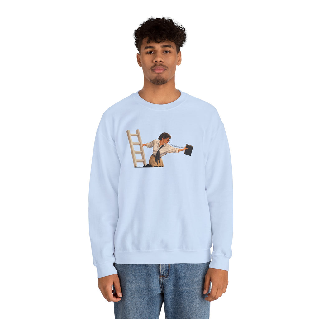 Vintage Evelyn Librarian Crewneck Sweatshirt