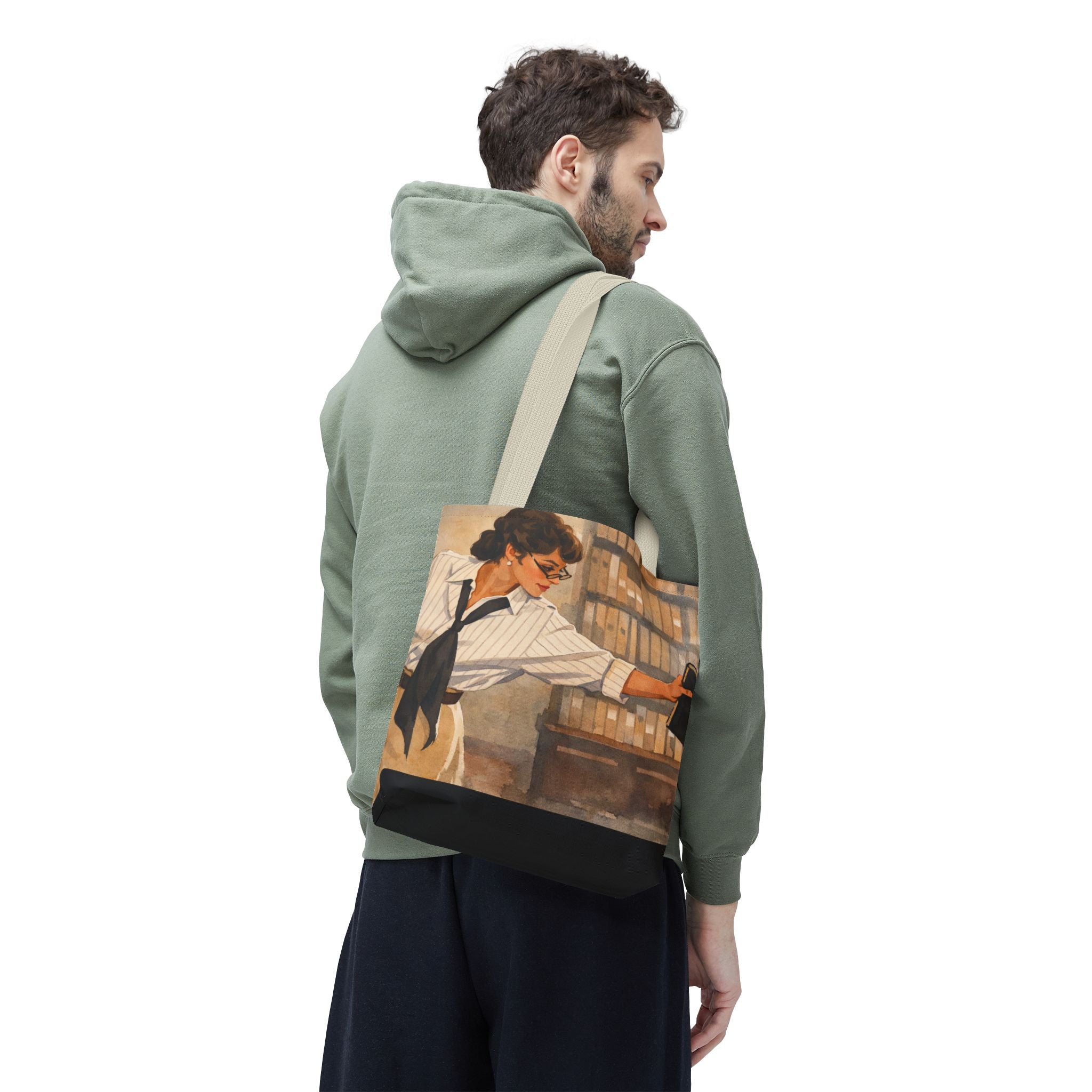 Evelyn Librarian Tote Bag