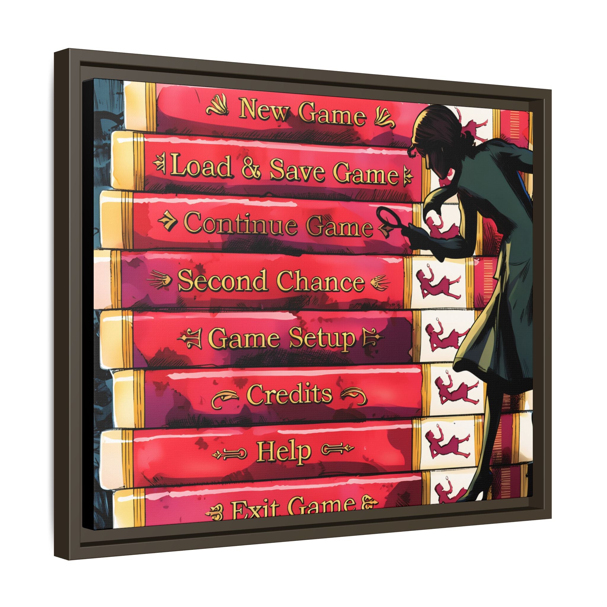 Detective Framed Canvas