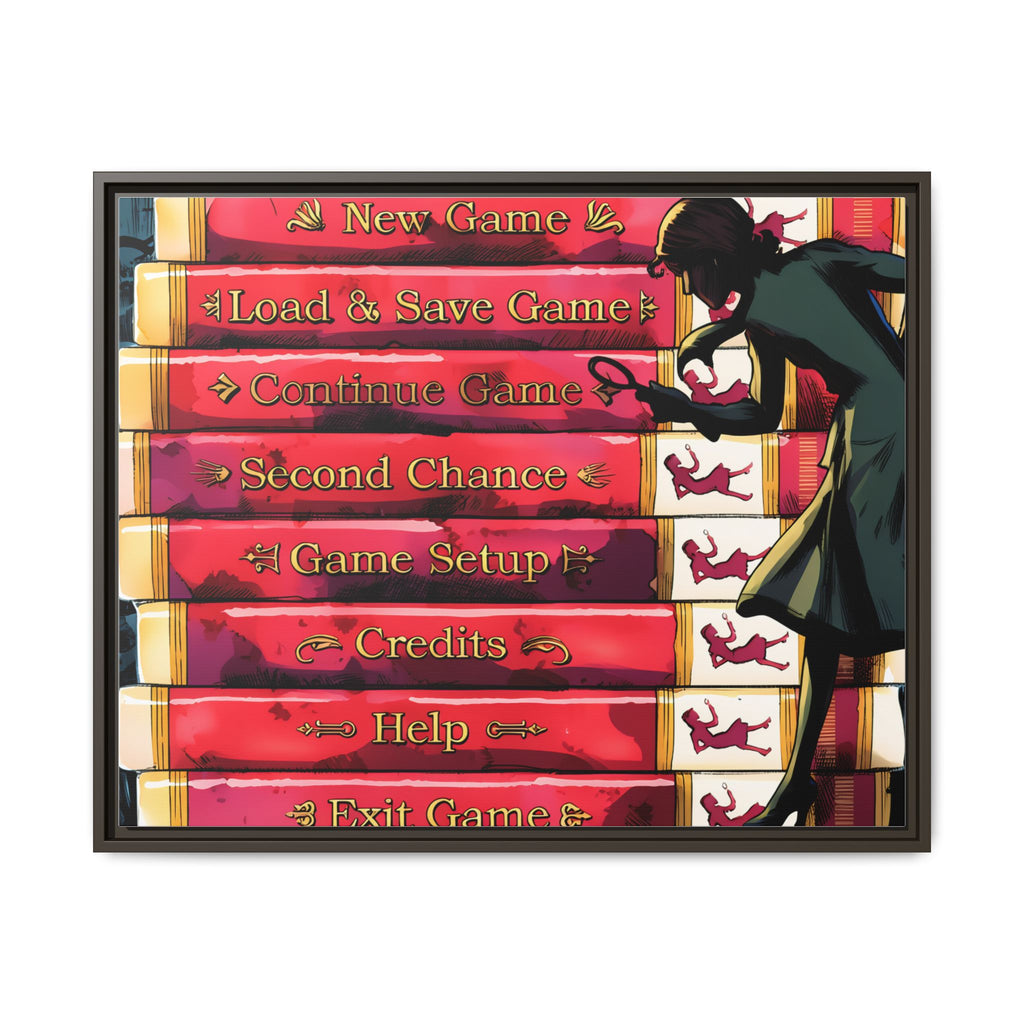 Detective Framed Canvas