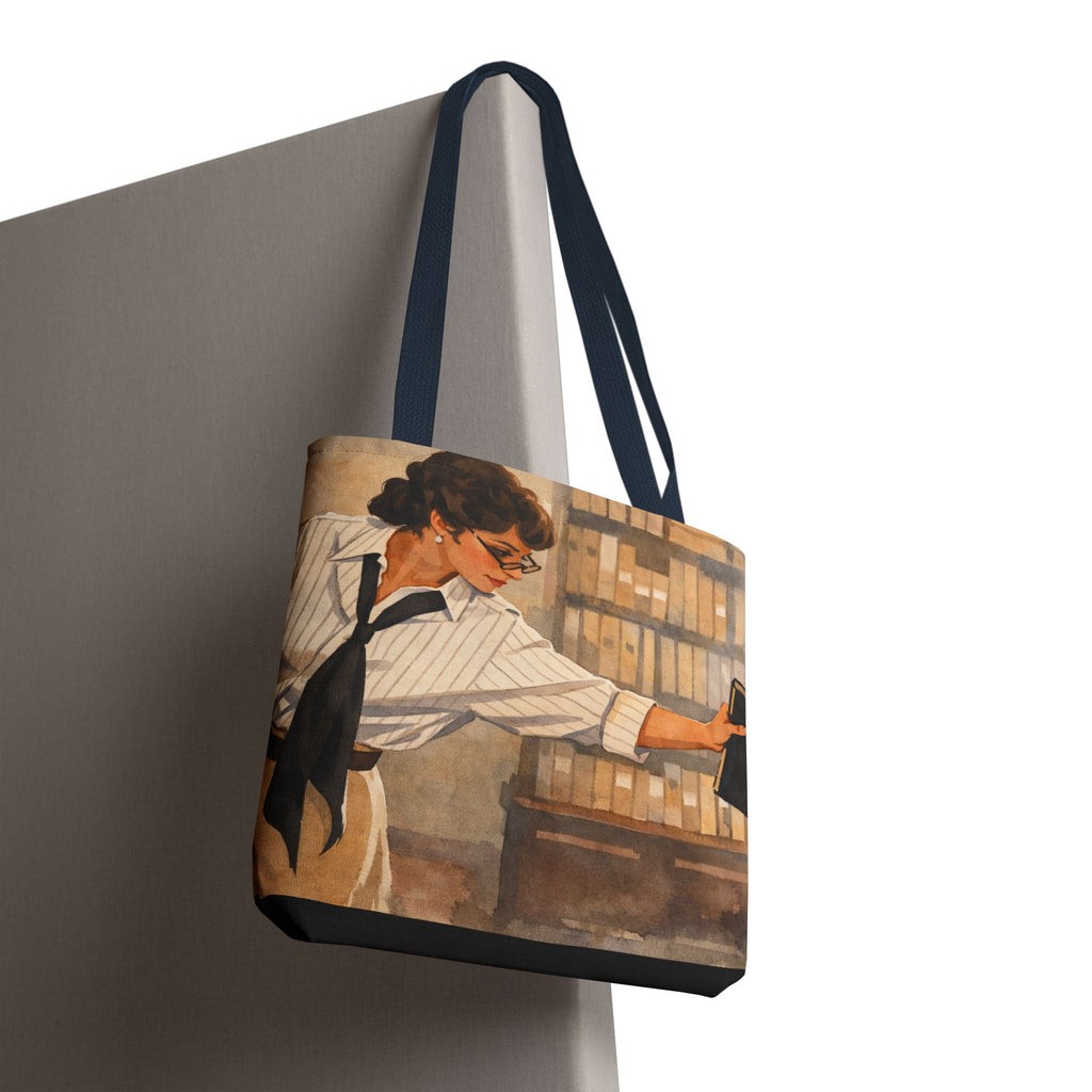 Evelyn Librarian Tote Bag