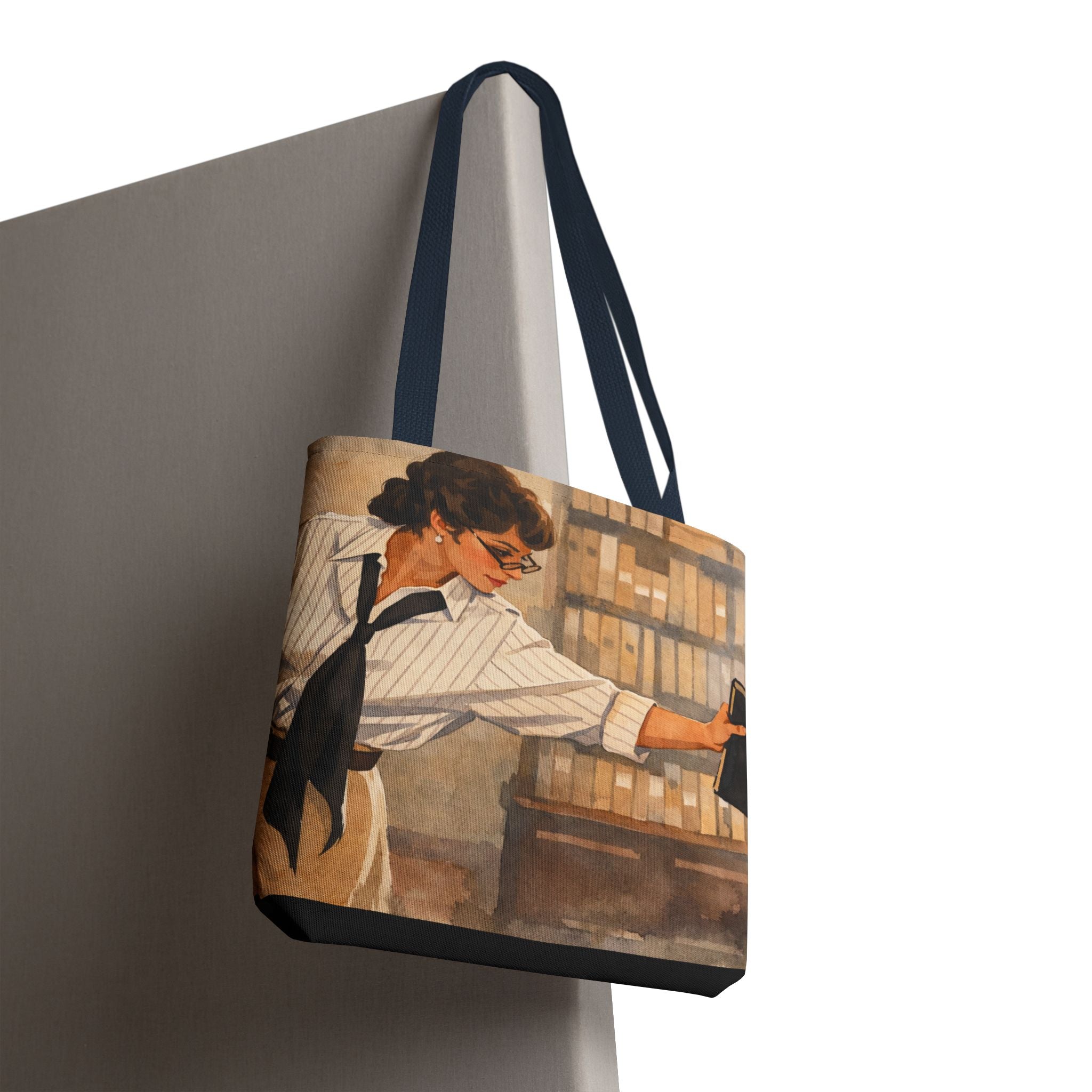 Evelyn Librarian Tote Bag