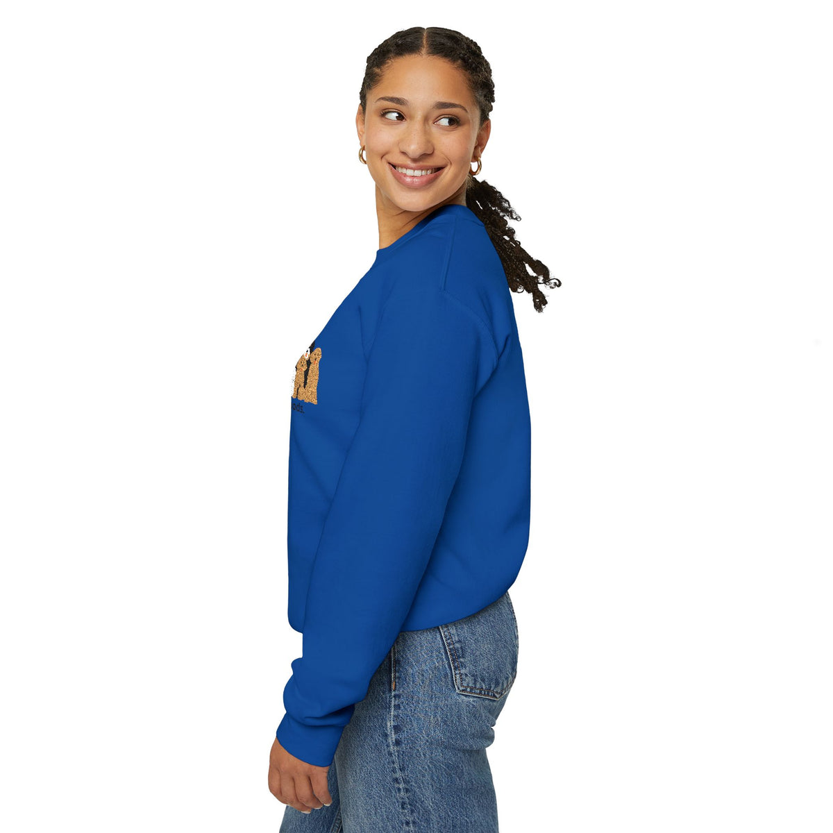 Embroidered Send Doods Crewneck Sweatshirt