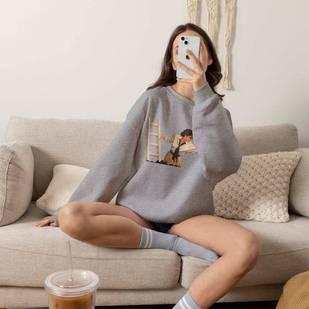 Evelyn Librarian Crewneck Sweatshirt