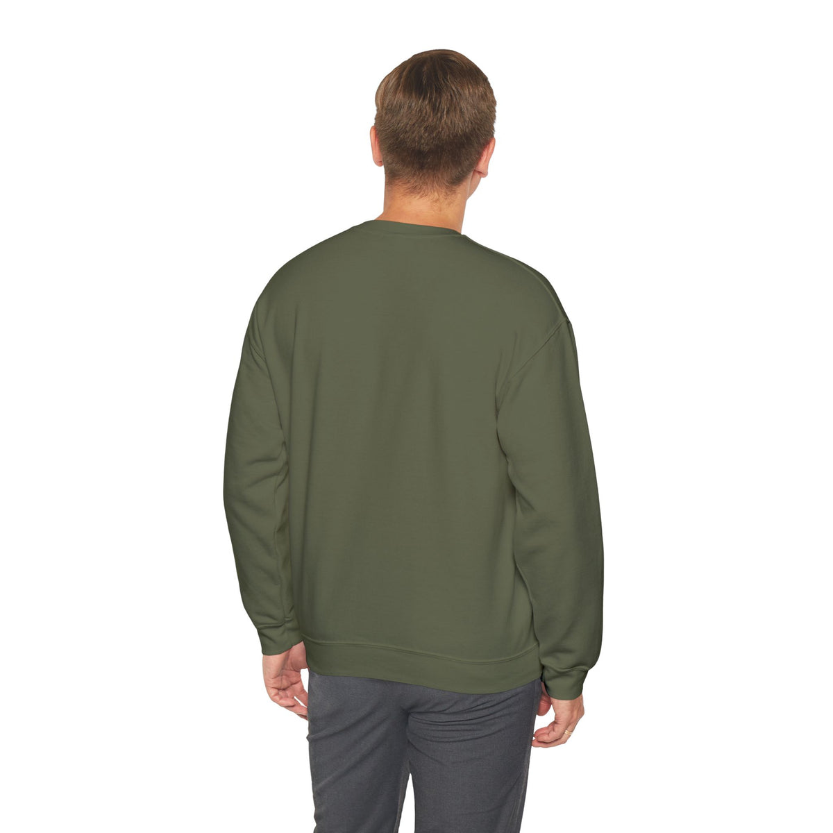 Embroidered Dog Crewneck Sweatshirt