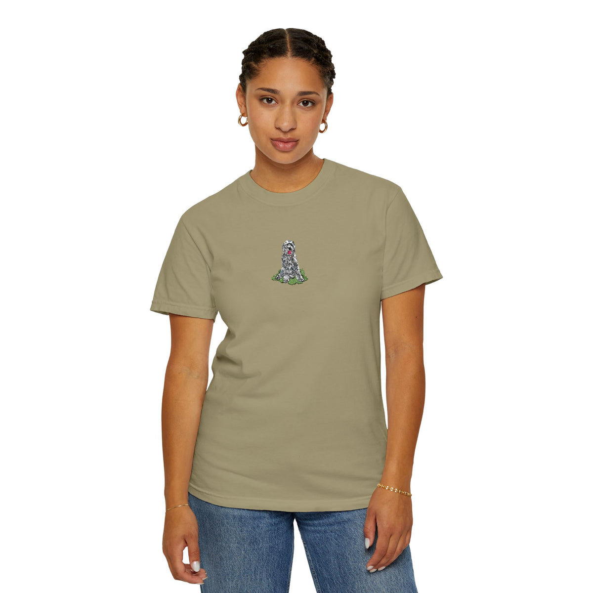 Sheepadoodle Embroidered Tee