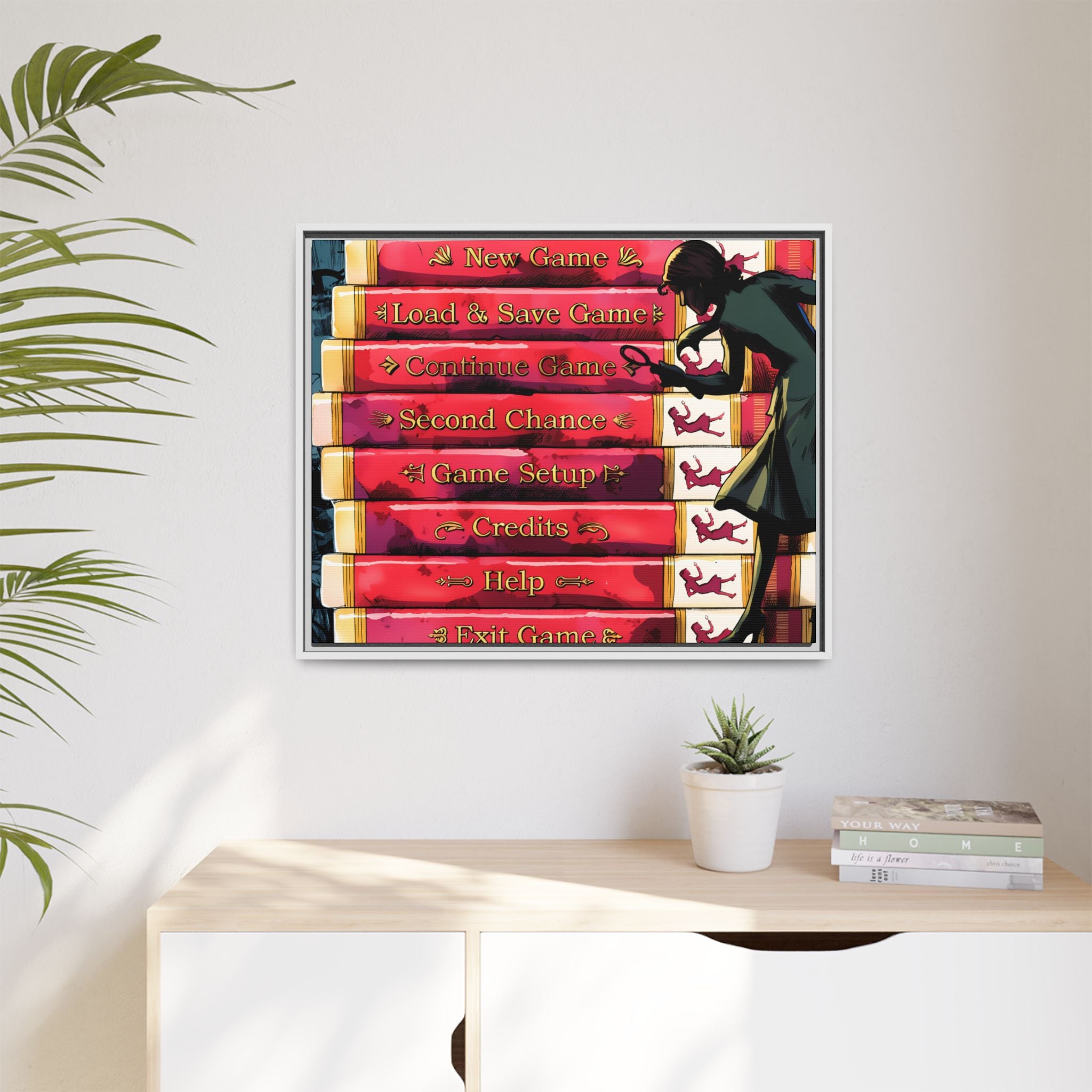 Detective Framed Canvas