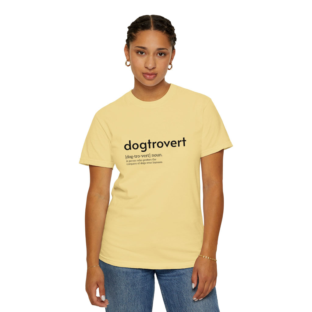 Dog-tro-vert Embroidered T-Shirt