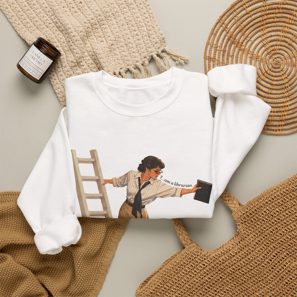 Evelyn Librarian Crewneck Sweatshirt