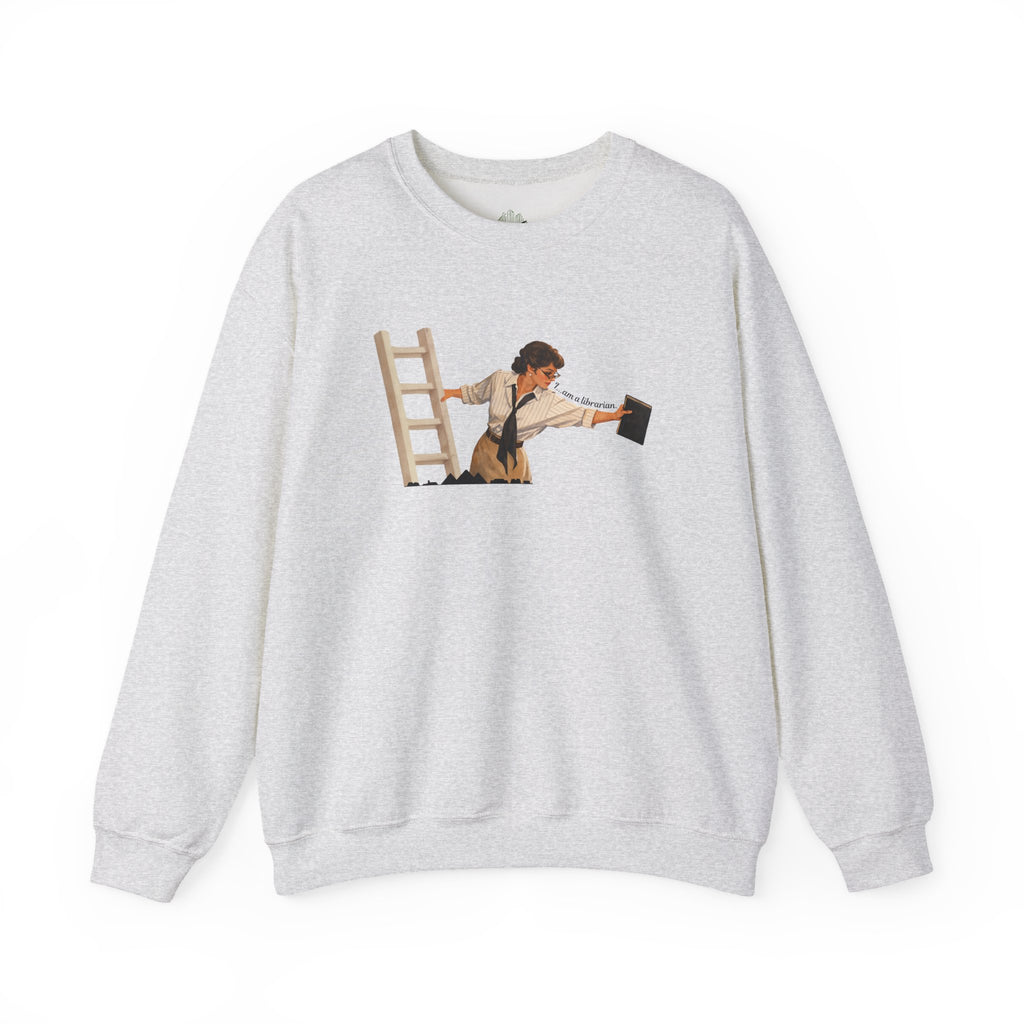 Vintage Evelyn Librarian Crewneck Sweatshirt