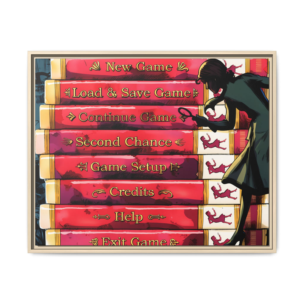 Detective Framed Canvas