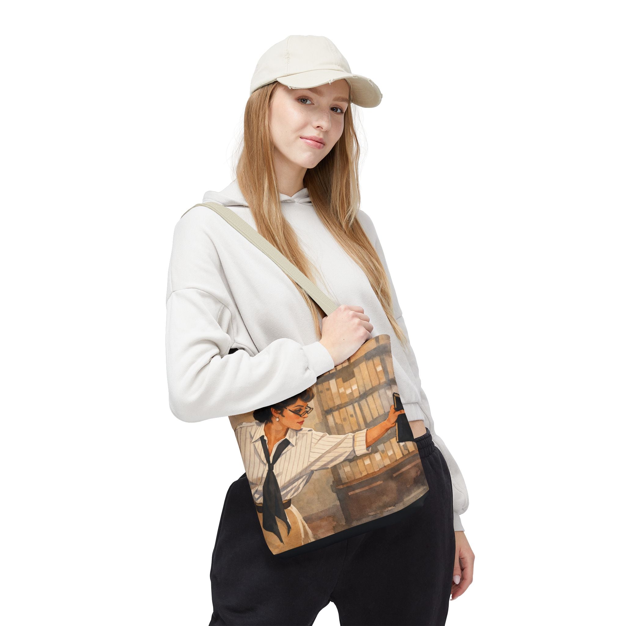 Evelyn Librarian Tote Bag