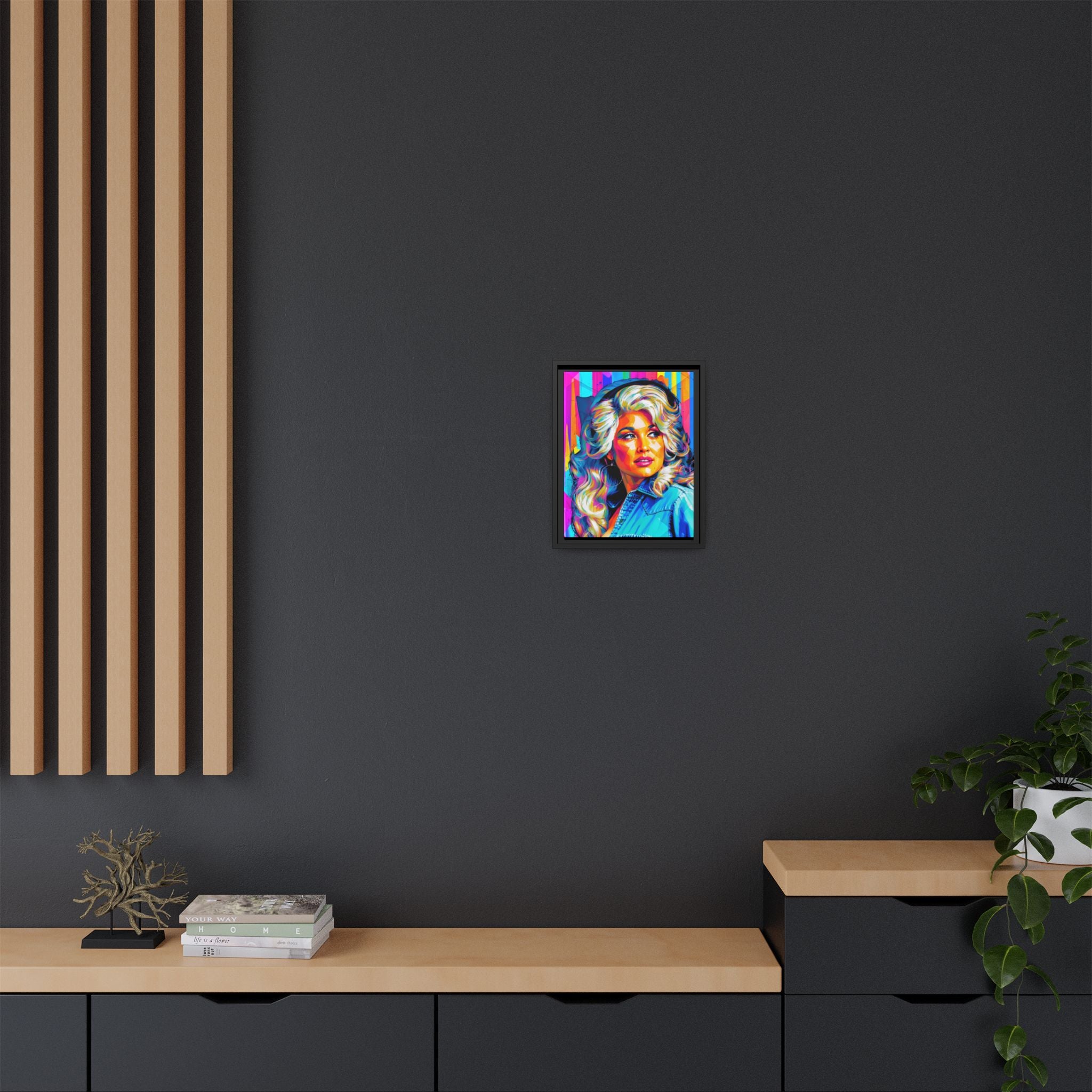 Queen of Country Framed Canvas