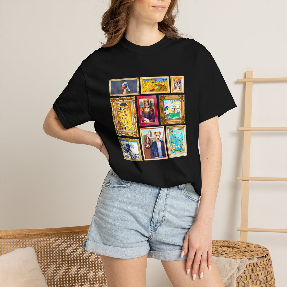 Dog Art Gallery Tee
