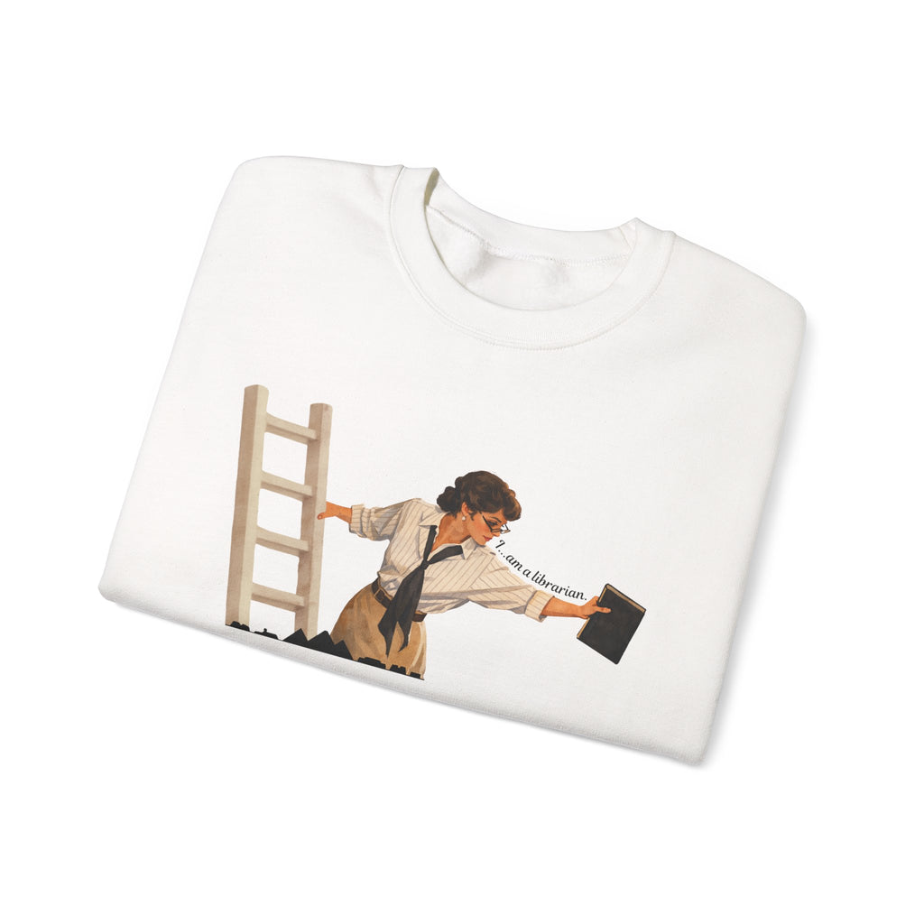 Evelyn Librarian Crewneck Sweatshirt