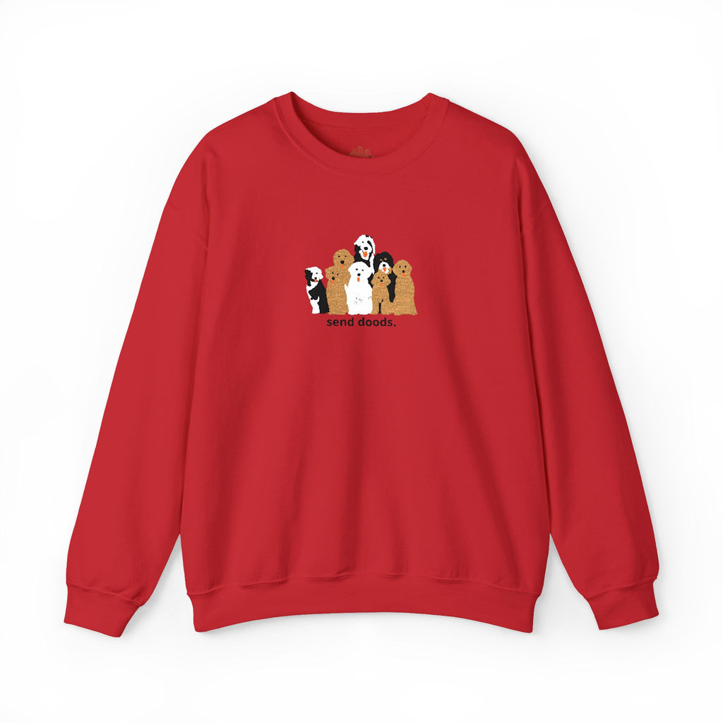 Embroidered Send Doods Crewneck Sweatshirt