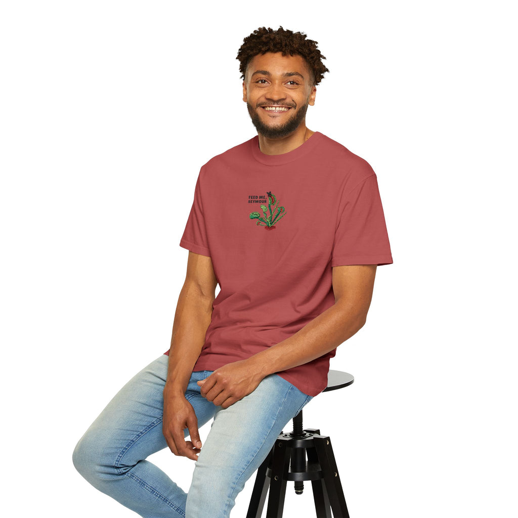 Embroidered Feed Me Seymour Tee