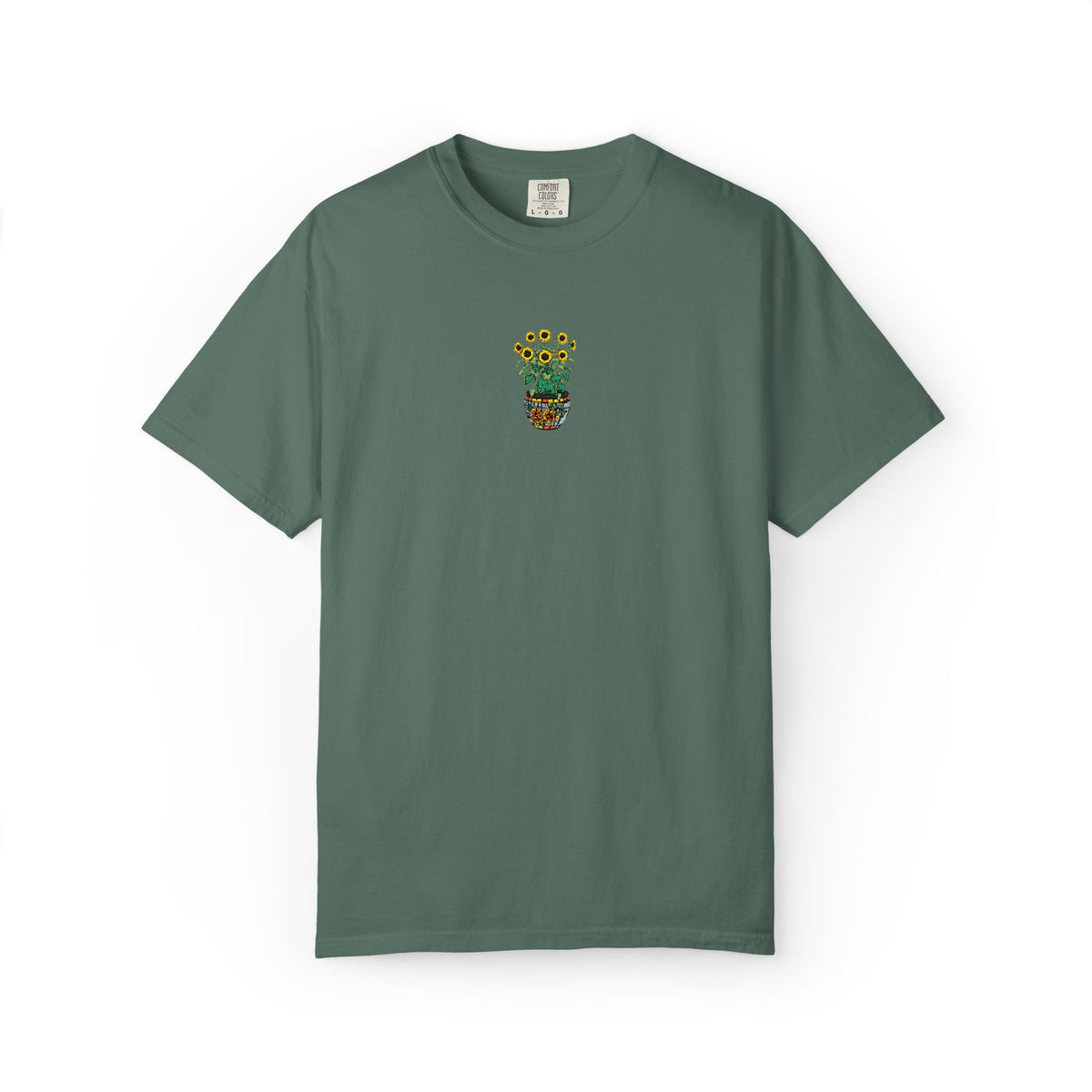 Embroidered Sunflower Tee